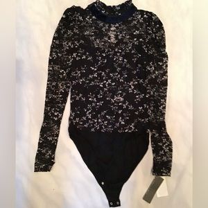 HEART soul lacey bodysuit